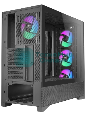 Корпус SAMA V42, Midi-Tower, чёрный, 4 x 120 мм