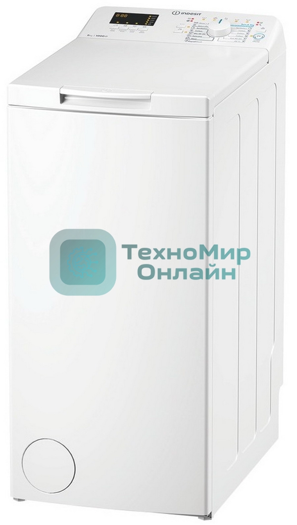 Стиральная машина Indesit BTW S50400 EU/N белый, загрузка вертикальная 5 кг, 1000 об/мин, класс: С