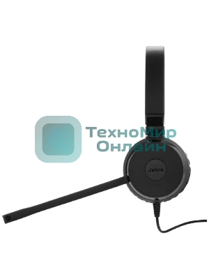 Гарнитура Jabra Evolve 20 SE Stereo MS чёрный, проводная, USB