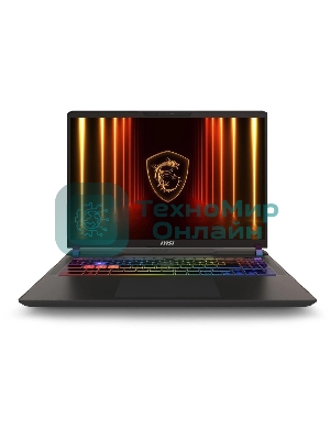 Ноутбук MSI Vector HX AI A2XWHG-080XRU серый Core Ultra 7 255HX 32Gb SSD 1Tb NVIDIA GeForce RTX 5070Ti 12Gb 16