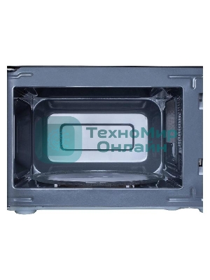 Микроволновая печь BBK 17MWS-786S/B черный, 17 л, 700 Вт, переключатели - кнопки