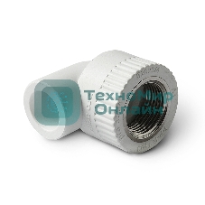 Уголок комбинированный 32 х 1' ВР полипропиленовый PPR белый PRO AQUA