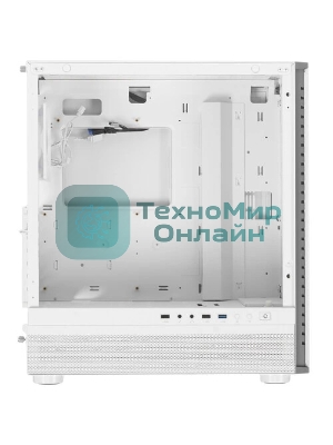 Компьютерный корпус PCCooler IE200 WH, Tempered Glass Full Tower, белый, TG, SPCC, 1x120мм ARGb E-ATX, ATX, mATX, mITX 180/380/220мм 4x2.5