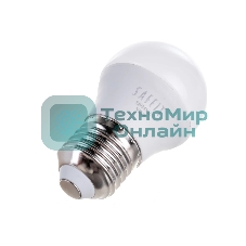 Лампа светодиодная SAFFIT SBG4505 (55026) 5Вт Е27 белый матовый шар