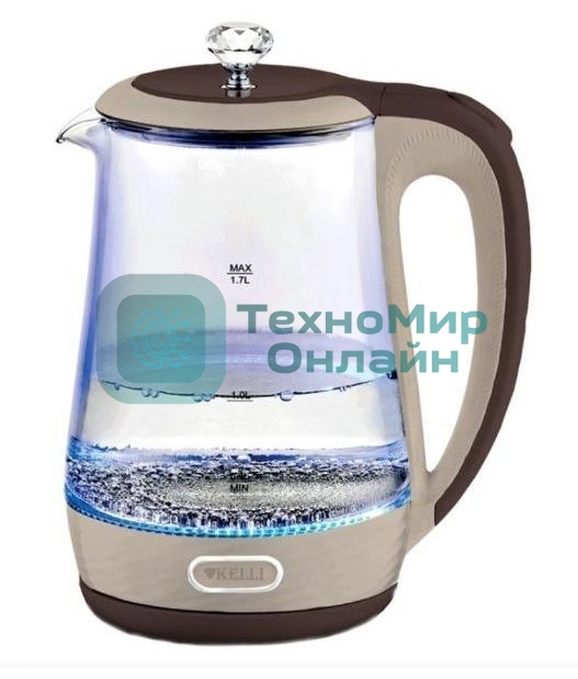 Чайник электрический Kelli KL-1404 кофейный