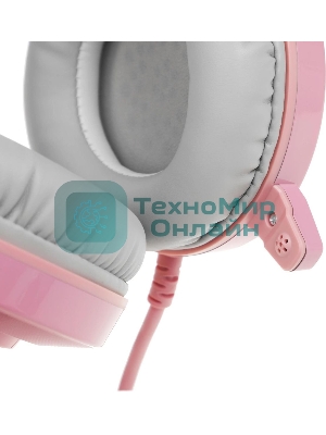 Гарнитура Bloody G521 розовый, проводная