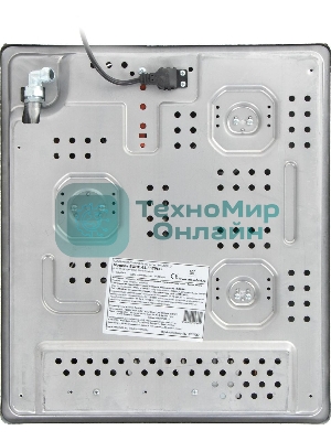 Газовая варочная панель Maunfeld EGHE.43.33CW/G, 3 конфорки, эмалированная сталь, белый