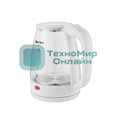 Электрочайник Blackton Bt KT100G белый, 1.7 л, 1500 Вт, скрытый нагревательный элемент