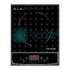 Плитка индукционная Willmark WIP-748BC ( 2000Вт, 1 конф., 10 уровней темп., 7 программ, LED дисплей)