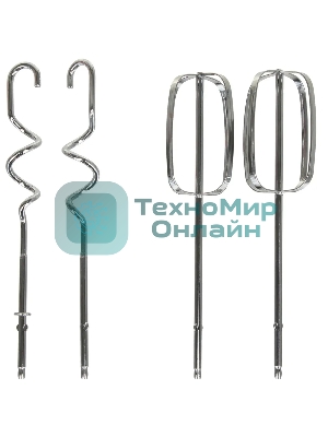 Миксер ручной Hyundai HYM-H4511 500 Вт, красный/серый