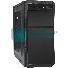 Компьютерный корпус Minitower ExeGate BA-202-UNS450 (mATX, БП UNS450 с вент. 12см, 2хUSB, аудио, черный)