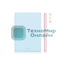 Блокнот Deli 22283LT-BLUE 210х143 мм, искусственная кожа, 96 л, голубой