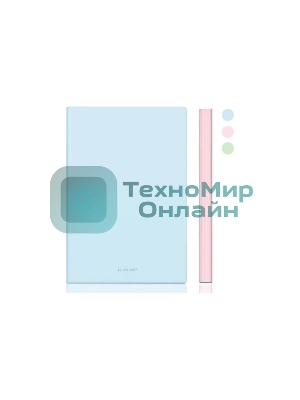 Блокнот Deli 22283LT-BLUE 210х143 мм, искусственная кожа, 96 л, голубой