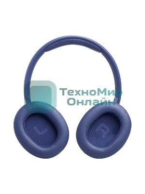 Беспроводные/проводные наушники JBL Tune 730BT синий, полноразмерные, Bluetooth + проводной, быстрая зарядка