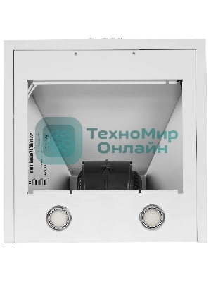 Вытяжка каминная Elikor Вента 50П-430-К3Д белый, 50 см, 430 куб. м/ч, 54 дБ