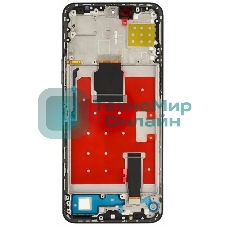 Дисплей (модуль) для Huawei Honor X8A в сборе с тачскрином, черный