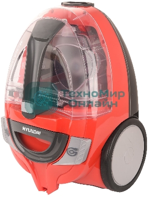 Пылесос Hyundai HYV-C3075 красный, 380/2000 Вт, уборка сухая, пылесборник контейнер 1.5 л