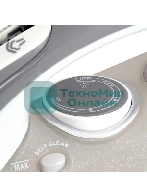 Утюг Hyundai H-SIP2700 белый/серый, 2700 Вт, 	40 г/мин, 240 г/мин, 380 мл