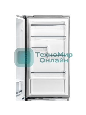 Холодильник DeLonghi DCS 19NFI IS DAMIANO серый двухкамерный 230/100л морозилка снизу, No Frost