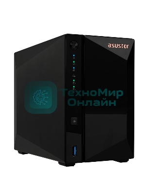 Система хранения данных ASUSTOR AS3302T V2/ASUSTOR/2 BAY/EU