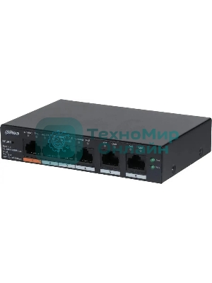 Коммутатор Dahua DH-CS4006-4GT-60 (L2) 4x1 Гбит/с 2xКомбо(1000BASE-T/SFP) 60W управляемый