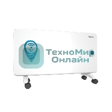 Конвектор электрический Thermex Frame 1500E белый, 1500 Вт, 20 м2, термостат, дисплей, WiFi