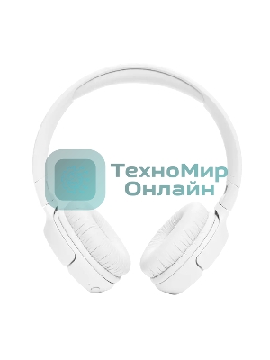 Беспроводные наушники JBL Tune 520BT белый, накладные, Bluetooth, быстрая зарядка, складная конструкция