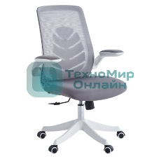 Кресло Chairman CH565 серый, сетка, 120 кг