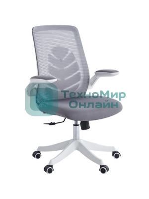 Кресло Chairman CH565 серый, сетка, 120 кг