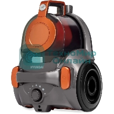 Пылесос Hyundai HYV-C5450 черный/оранжевый, 380/2200 Вт, уборка сухая, пылесборник контейнер 2.5 л