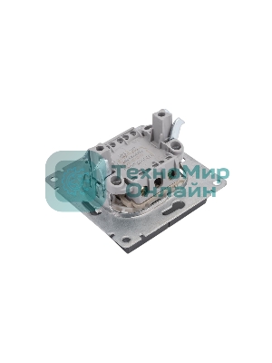 Выключатель 2-кл. СП Афина 10А IP20 механизм графит Universal A0023-Gr