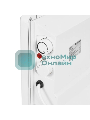 Конвектор электрический Primera PHP-1000-MWB, белый, 1000 Вт, 15 м2, термостат