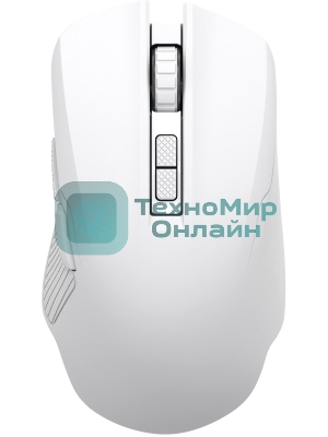 Мышь беспроводная/проводная Defender Whisper GM-209 белый, 7200 dpi, радиоканал, Bluetooth, USB, кнопки - 8