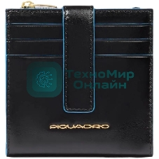 Картхолдер Piquadro Blue Square PP6843B2R/N черный, натуральная кожа