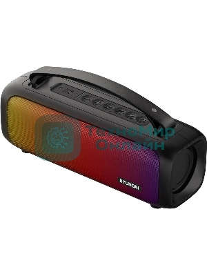 Колонка портативная Hyundai H-PS1020 черный 16W 2.0 BT 10м 1500mAh