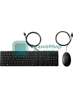Комплект клавиатура+мышь HP 320MK проводной, USB, чёрный