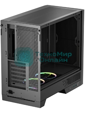 Корпус DeepCool CL600, Midi-Tower, чёрный, 2 x 120 мм
