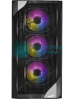 Корпус SAMA V42, Midi-Tower, чёрный, 4 x 120 мм