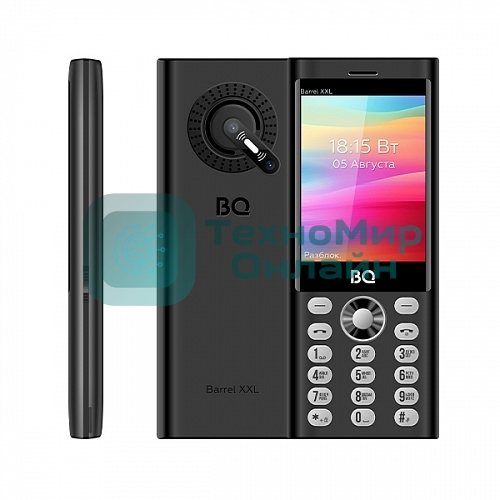 Мобильный телефон BQ 3598 Barrel XXL черный/серебристый
