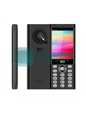 Мобильный телефон BQ 3598 Barrel XXL черный/серебристый