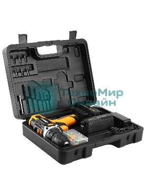 Дрель-шуруповерт Deko Banger 20V ONE, 20 В, 1,5 Ач, 18 Нм, щеточный