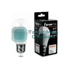 Лампа светодиодная Feron PRO LB-1020 шар E27 20W 4000K