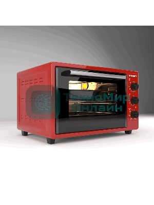 Мини-печь KRAFT KN-MO 3904 FRKR красный