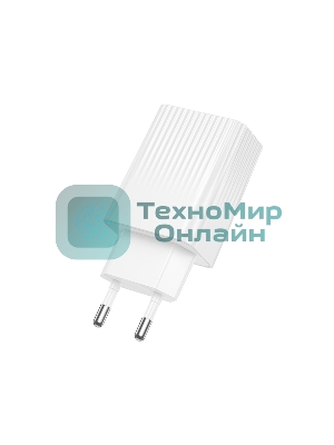 Сетевое зарядное устройство BOROFONE (6941991122767) BAS74A 1USB+1Type-C 3.0A QC3.0 PD 20W White