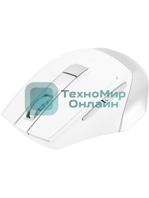 Мышь беспроводная A4Tech Fstyler FB35 белый/серый, 2000 dpi, радиоканал, Bluetooth, USB, кнопки - 6
