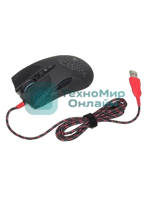 Мышь проводная A4Tech Bloody AL90 Blazing черный, 12000 dpi, USB, кнопки - 8
