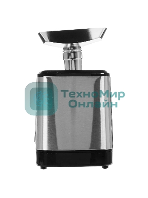 Мясорубка электрическая Sakura SA-6419BK Premium серебристый/черный, 2000 Вт, 2.0 кг/мин, реверс, защита от перегрузки, насадки - 2