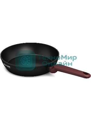 Сковорода Rondell Bojole RDA-2025 круглая 28см покрытие: Xylan Plus ручка несъемная (без крышки) черный