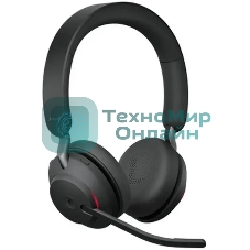 Гарнитура Jabra Evolve2 65 чёрный, беспроводная, Bluetooth, до 37 ч