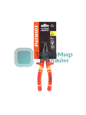 Пассатижи диэлектрические PATRIOT PCP 180 D, 1000 V, Cr-V, 180мм